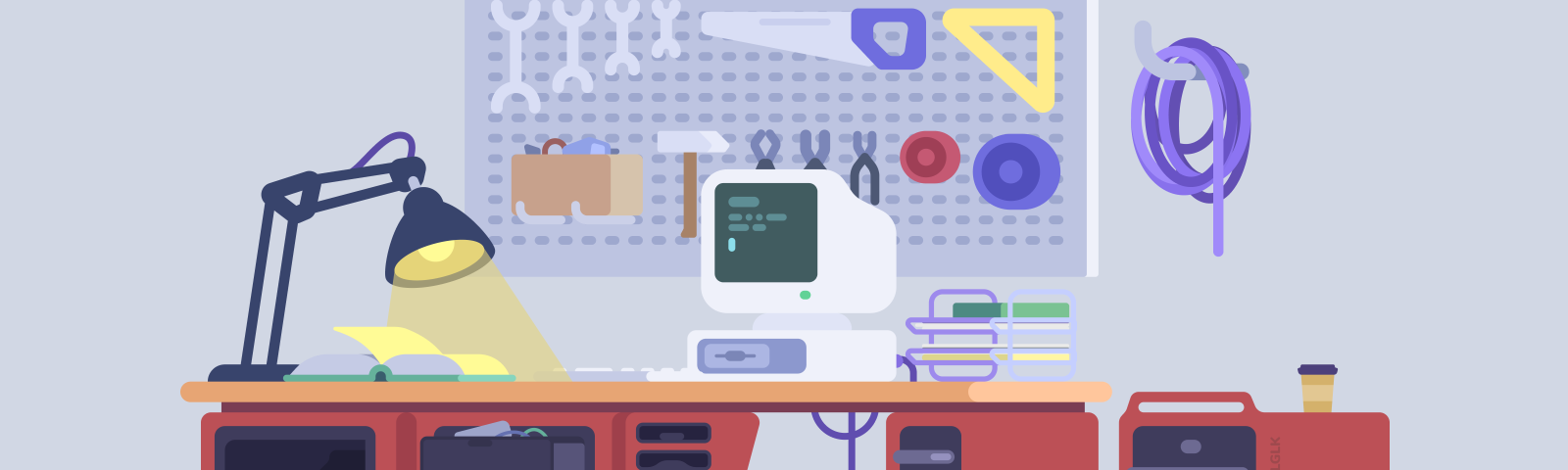 Work bench vector art