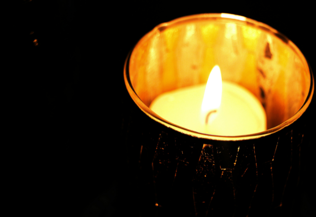 Candle Light In The Dark