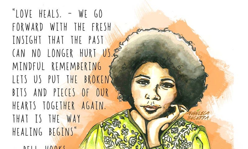 bell hooks with poem