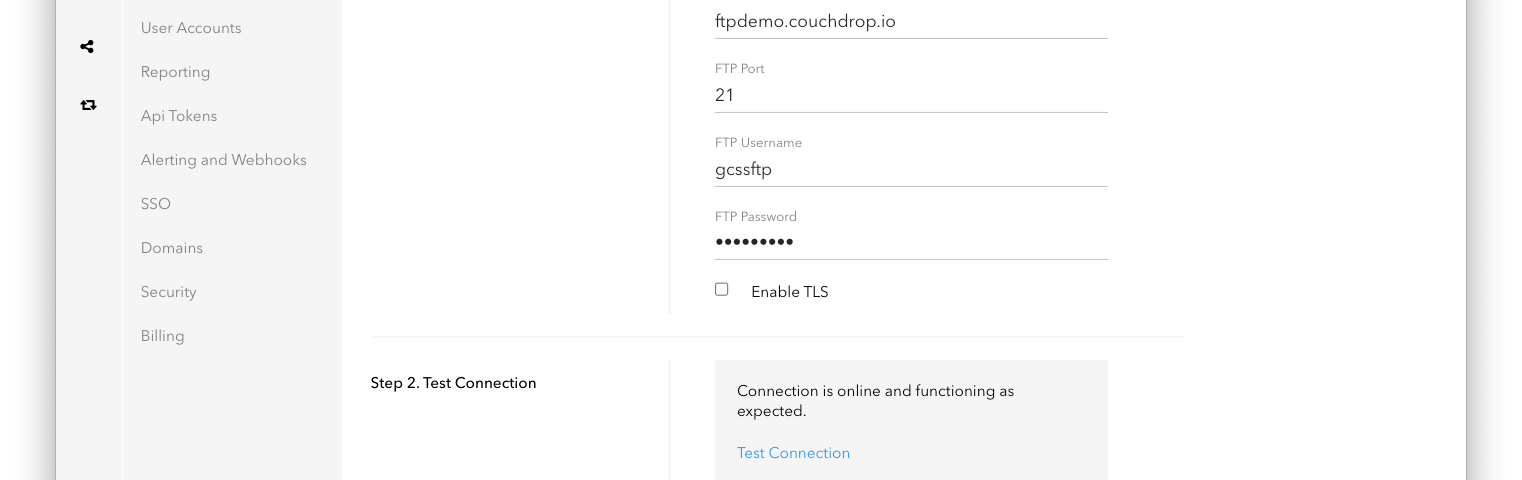 sftp to ftp passthrough