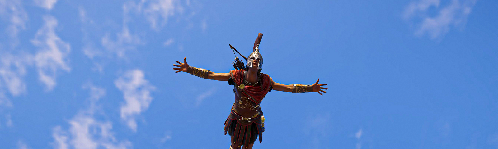 A warrior jumped from the sky applying the “Look before you leap” strategy