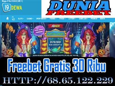 freebet slot tanpa deposit 2021