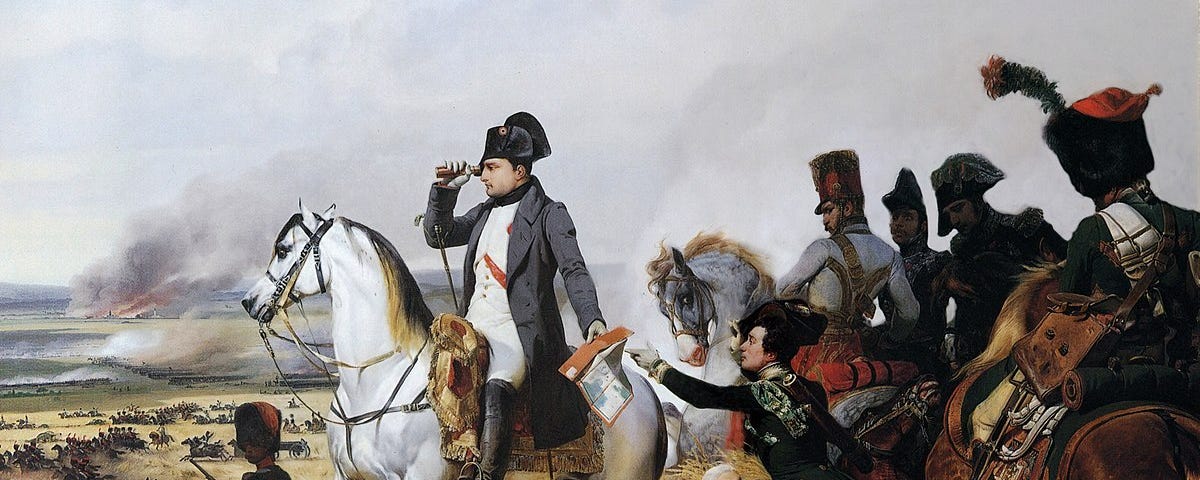 Napoleon Bonaparte at the Battle of Wagram