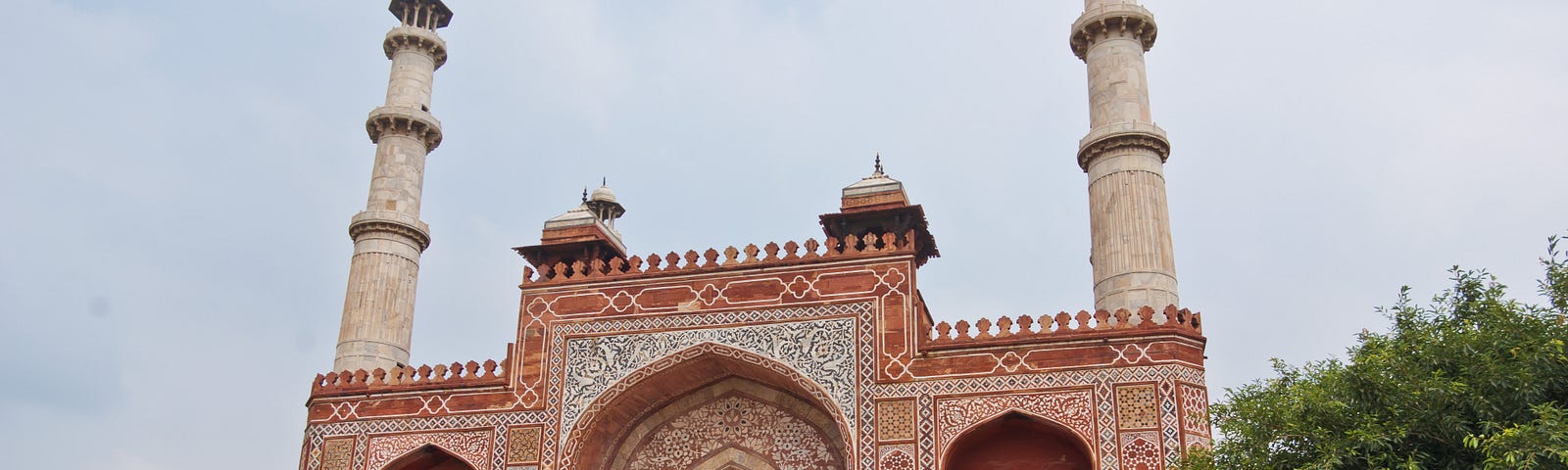 The tomb of Akbar the Great in India