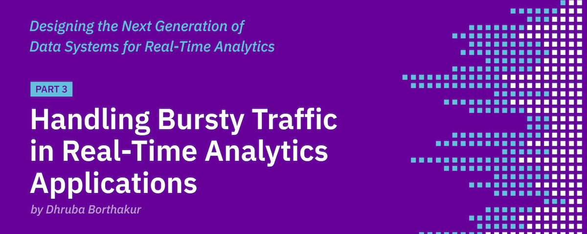 Handling Bursty Traffic in Real-Time Analytics Applications