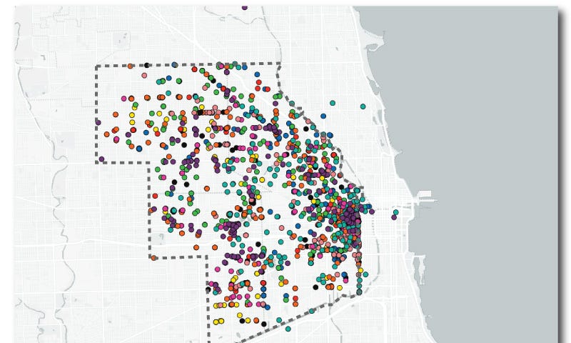 Available vehicles from all scooter companies in the Populus Live Map