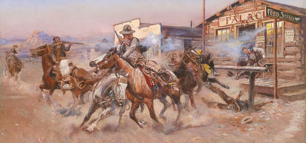 The Wild West, a painting