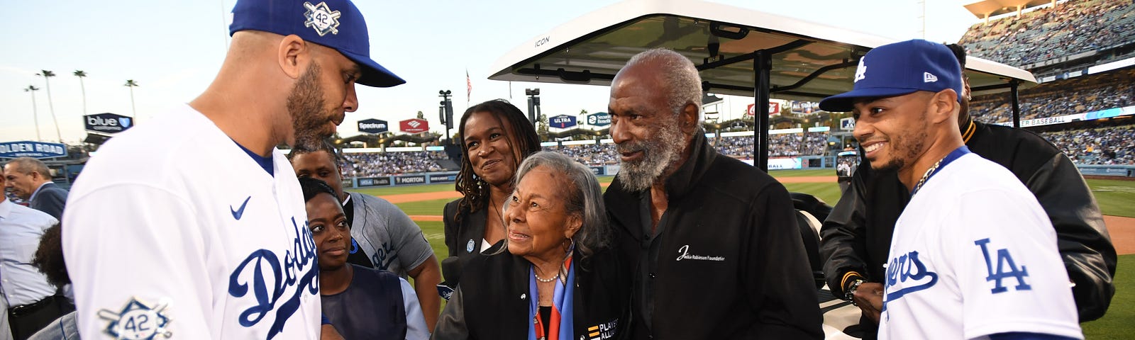 Dodgers celebrate Jackie Robinson Day with the Hall of Famer's family, by  Rowan Kavner