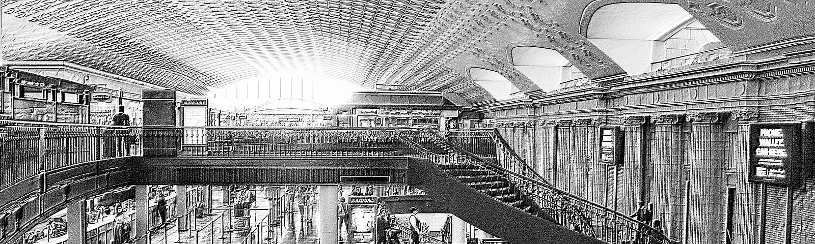 Photo Manipulation of Union Station, DC