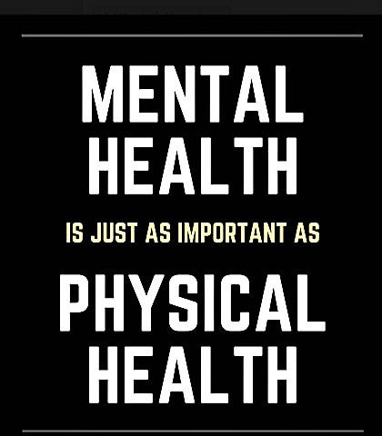 Mental health is just as important as physical health