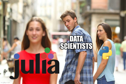 Julia Python meme