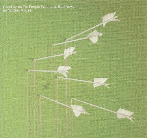 Album cover for Good News for People Who Bad News by Modest Mouse