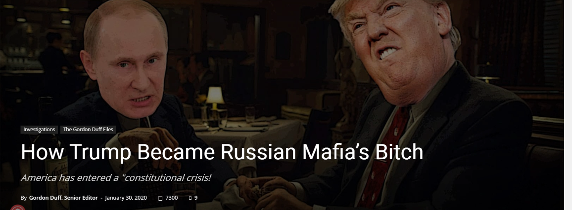 Trump and Putin at a meal