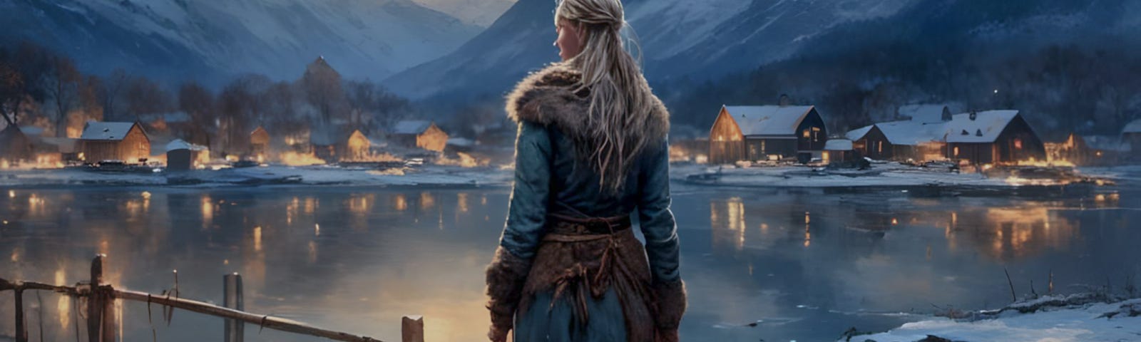 She awaits the ice and his ship.