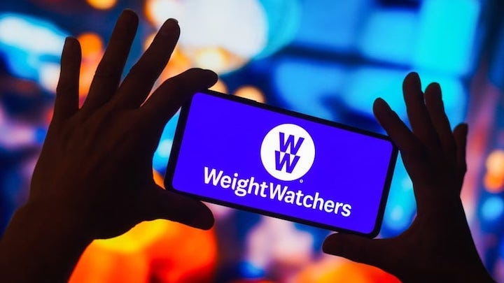 Photo of Weight Watchers logo for article about WW making women fat again. Satire. Humor. Diets. Calories. Health.