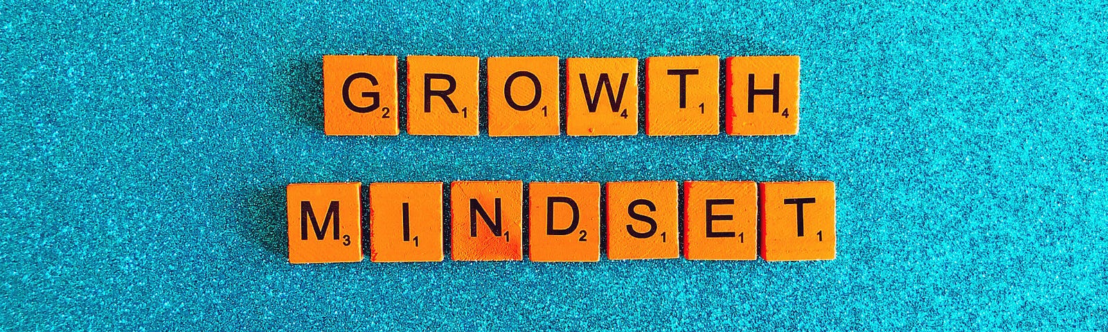 Image showing letters: Growth Mindset