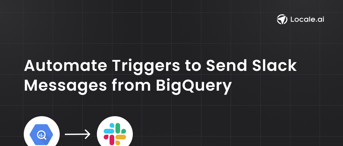 Automate triggers to send data from BigQuery to Slack