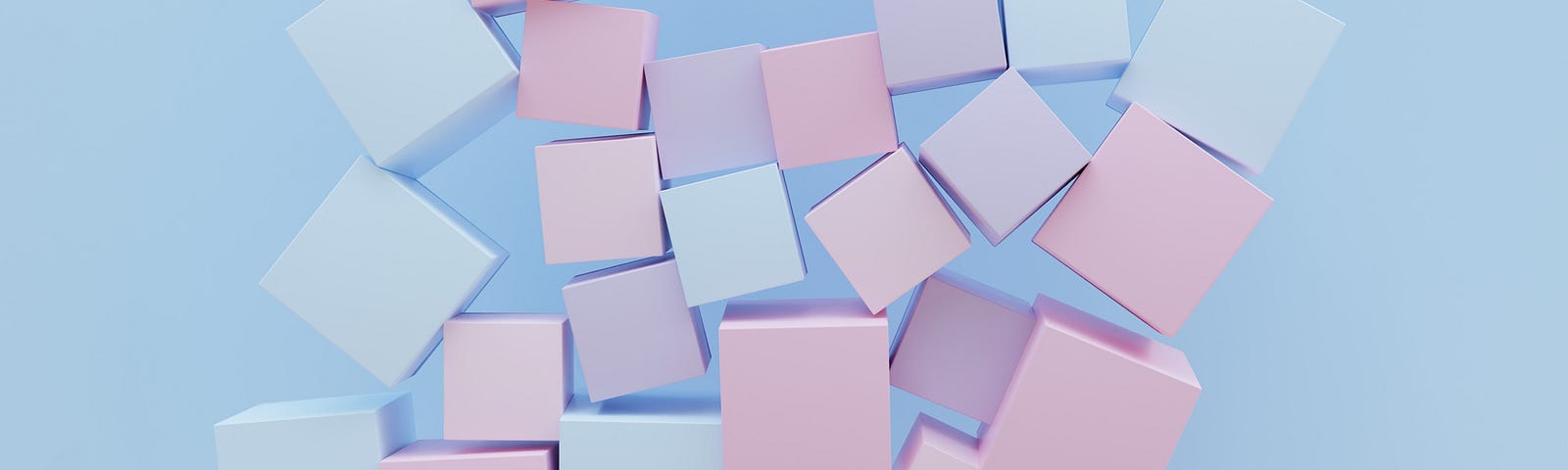 Colorful cubes on a blue surface. Get math with Photomath.