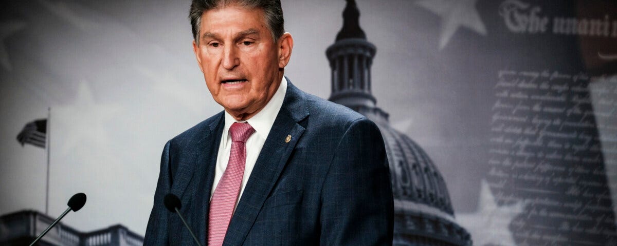 Senator Joe Manchin Image Getty Images Pete Marovich