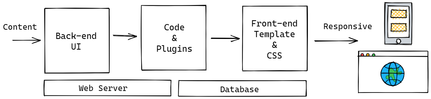 Traditional CMS Schematic