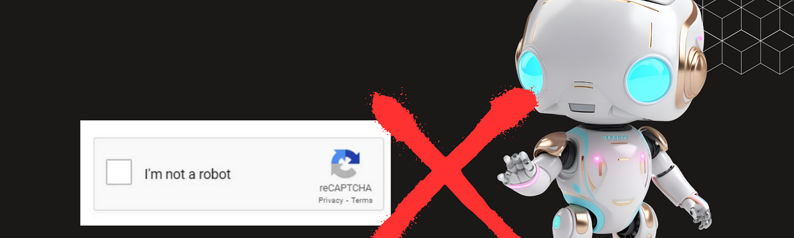 Cover Image with Bot trying to solve reCAPTCHA