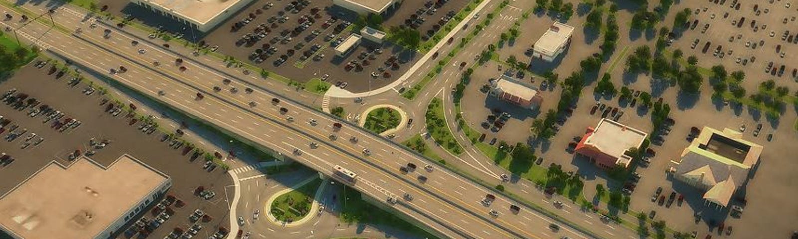 Carmel, Indiana will build a roundabout-style interchange at Keystone Parkway and 96th Street.