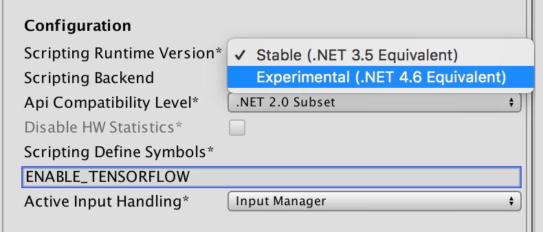 tensorflow unity tutorial
