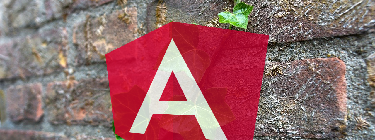 An Ivy climbing up a wall, with an Angular logo on top. Cheesy, I know.