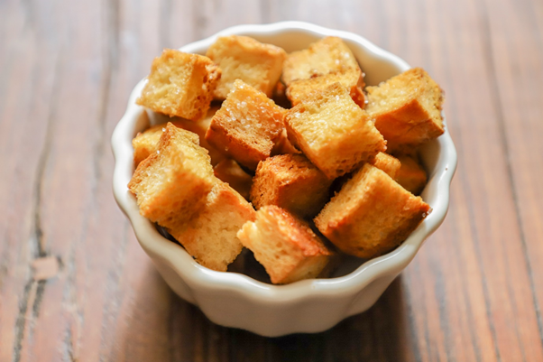 Tofu in a white bowl