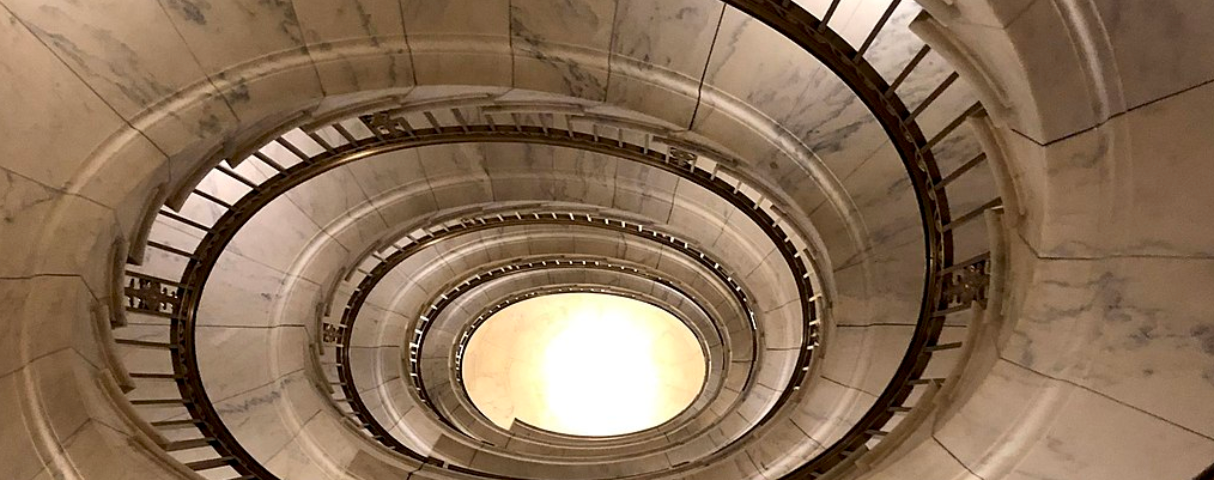 US Supreme Court Building spiral staircase