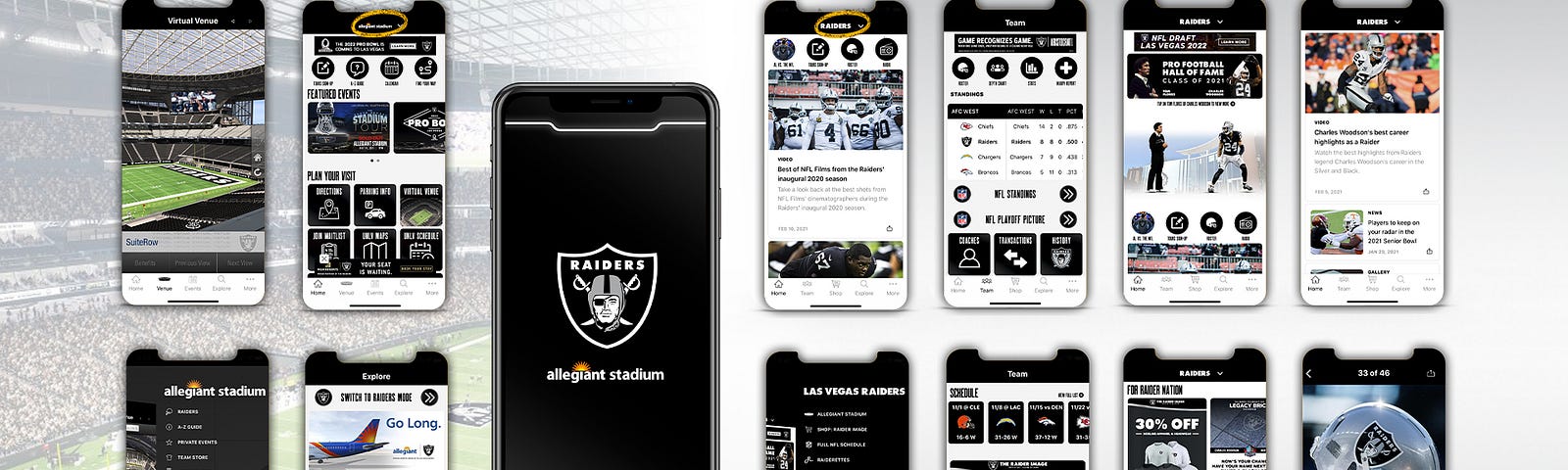 Your mobile destination for all things Raiders and Allegiant Stadium. Mobile sports app.