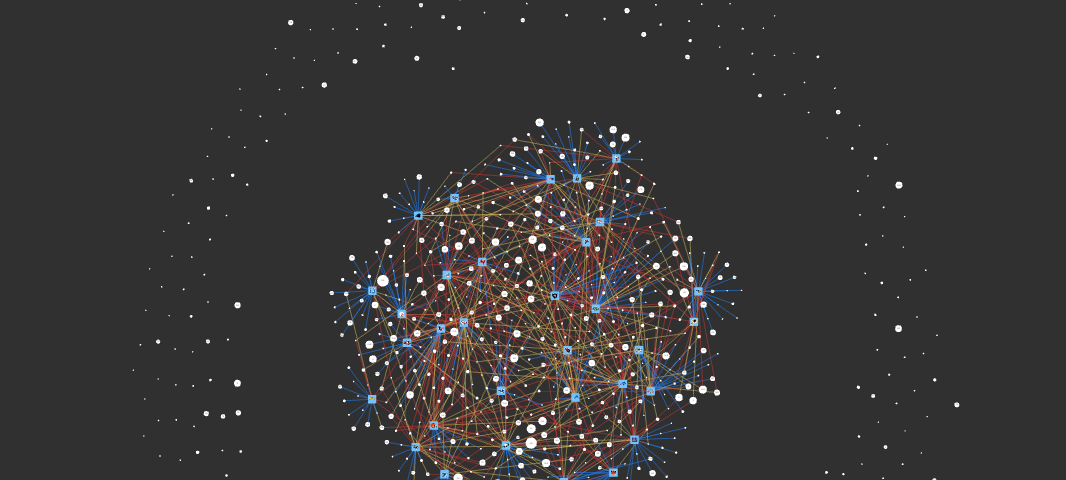 Zoomed out node network