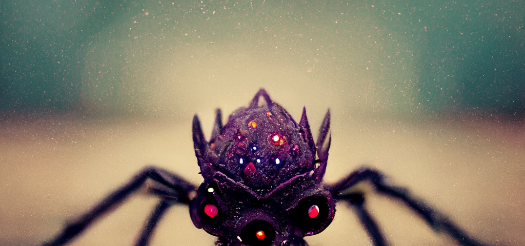 A jewelled spider.