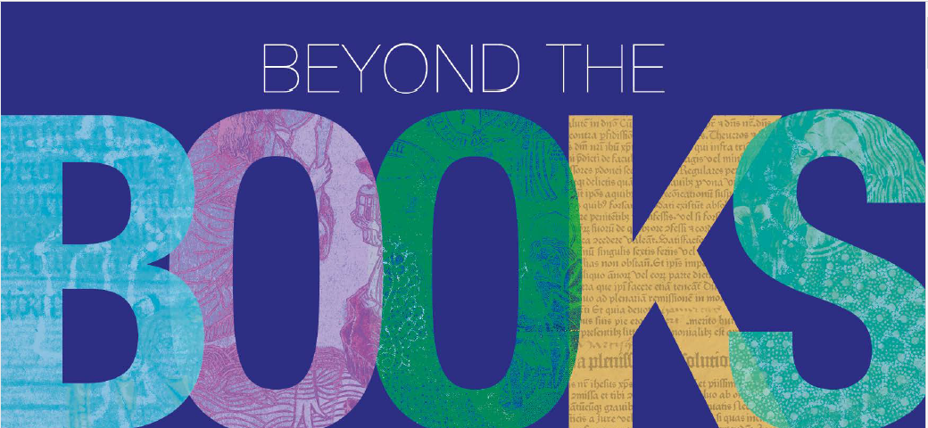 An image showing the title of the ‘Beyond the Books’ event