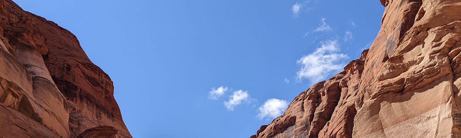 Desert landscape in a canyon