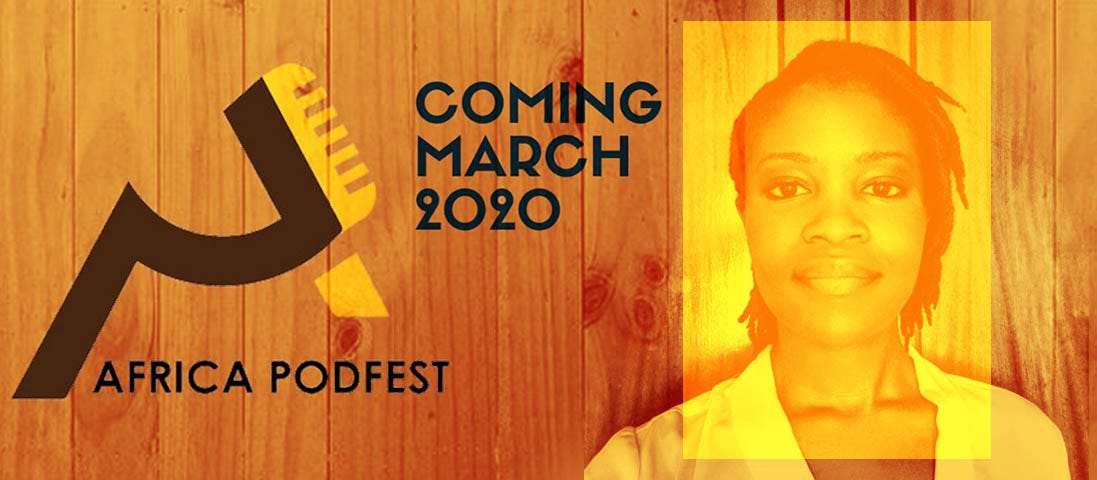 Africa Podfest’s co-founder Paula Rogo