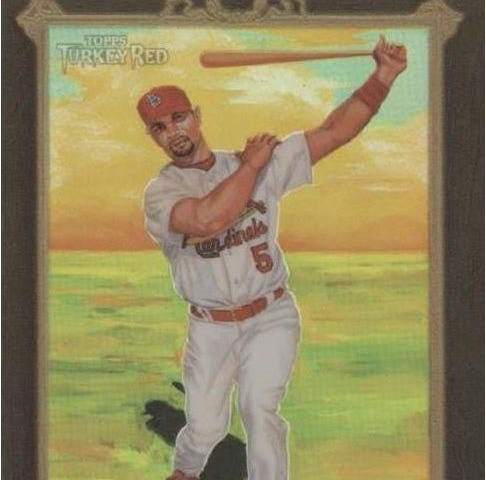 Baseball card of Albert Pujols as a St. Louis Cardinal