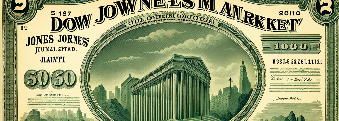 Dow Jones money market fake bill