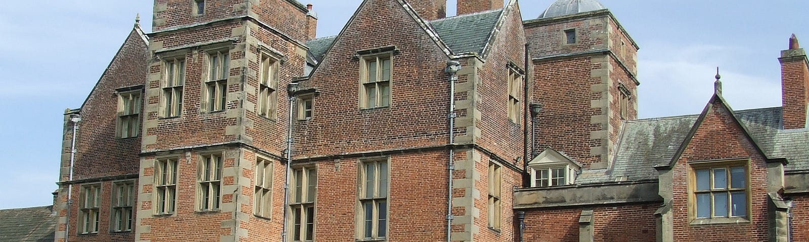 Jacobean brick-built Kilplin Hall, North Yorkshire, UK