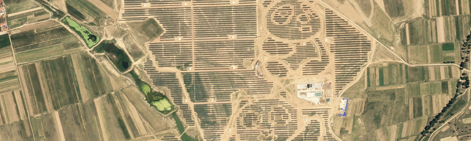 Solar farm in Daton, China © 2017. Planet Labs Inc. All Rights Reserved.