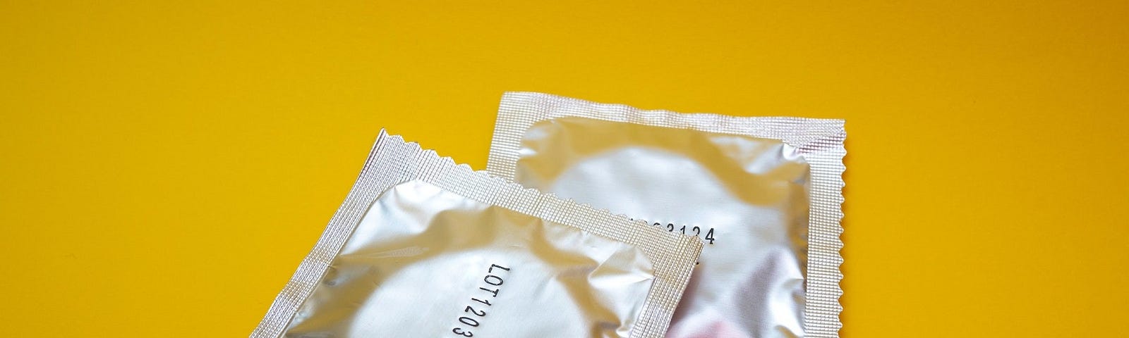 Illustration Pair of Condoms