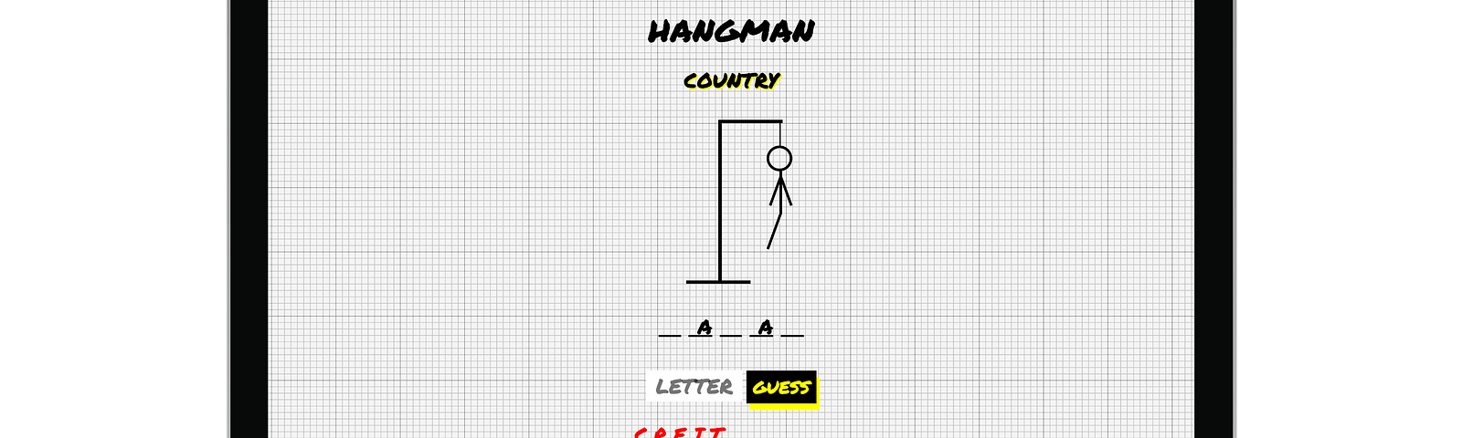 My hangman game