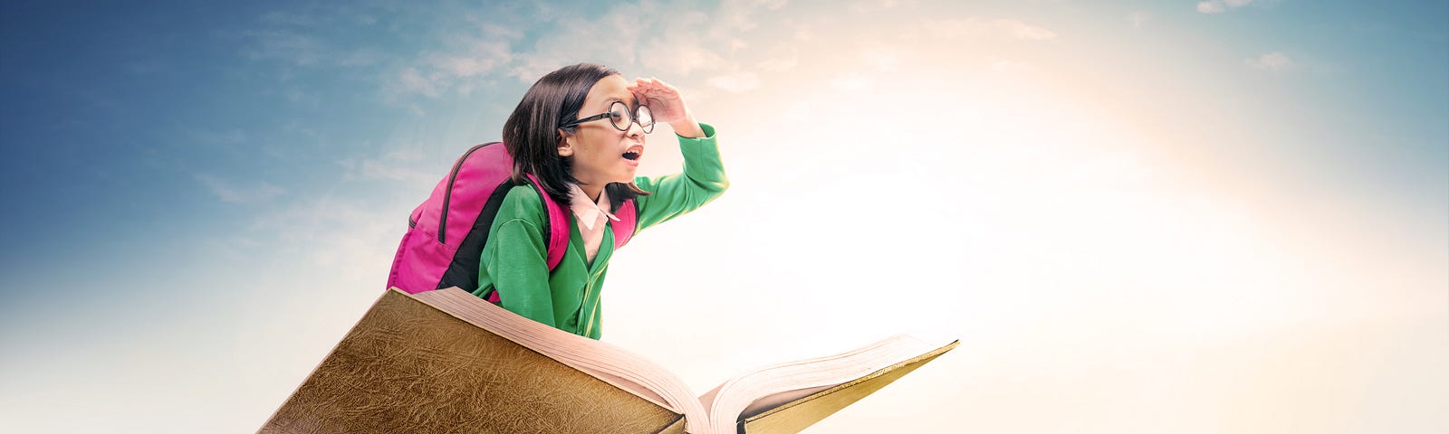 asian-cute-girl-with-glasses-backpack-sitting-book-with-blue-sky — Un Swede