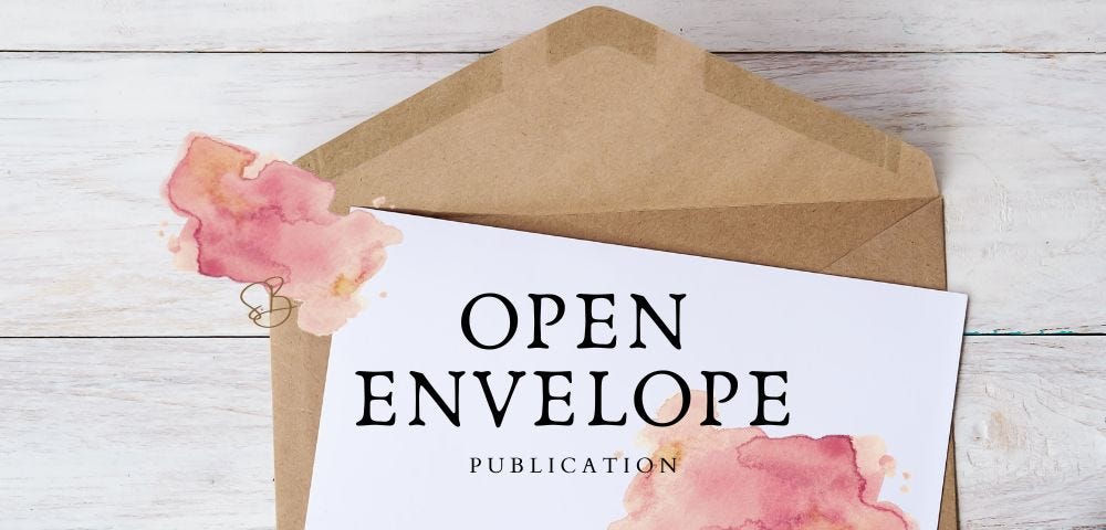 open envelope logo and banner for blog article