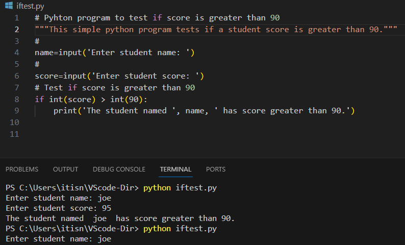Python-if-test-Screen-Shot#1-for-Post#4