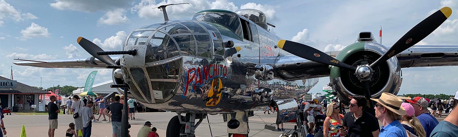 Photo of the B-24 bomber Panchito from Sun-n-Fun 2018
