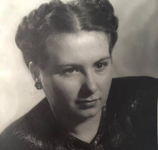A Portrait of My Mother, Barbara M. Harris. Circa 1945. I’m not sure.