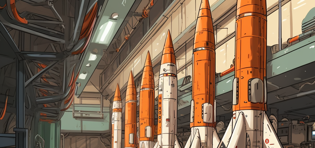A collection of rocket iterables ready to Terraform distant planets