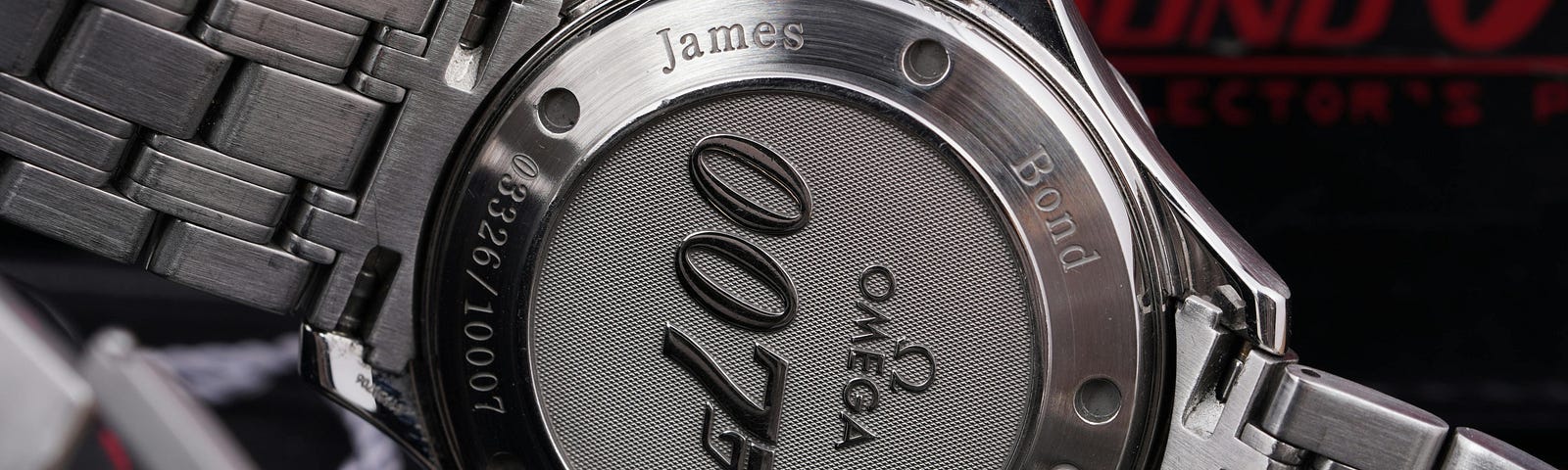 An Omega watch, James Bond edition