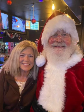 SANTA AND A LADY